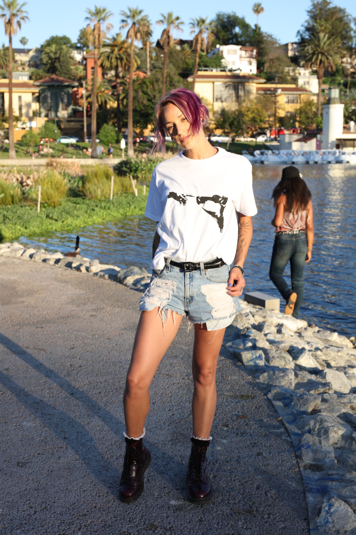 Hand of God towards a Cow T-shirt