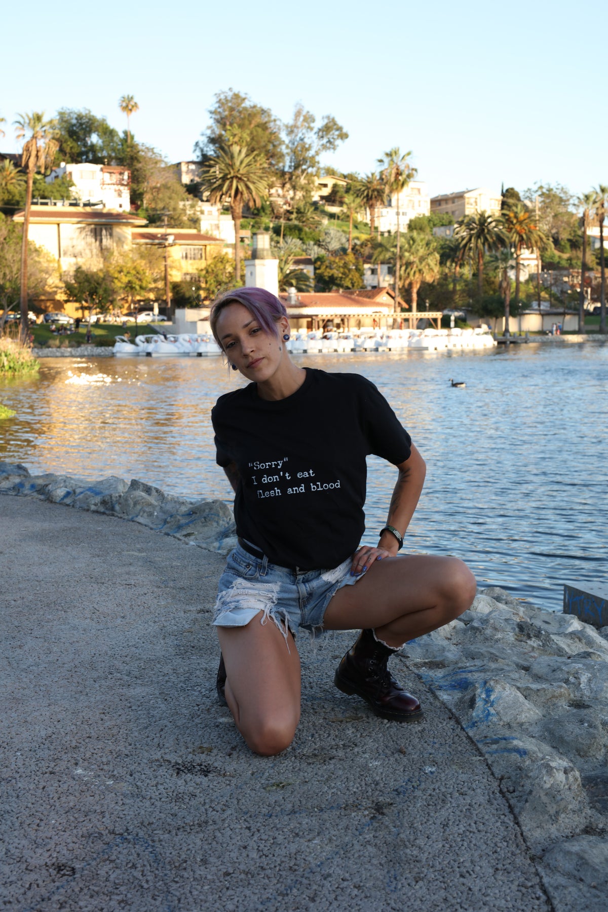'Sorry' I Don't Eat Flesh and Blood  T-shirt