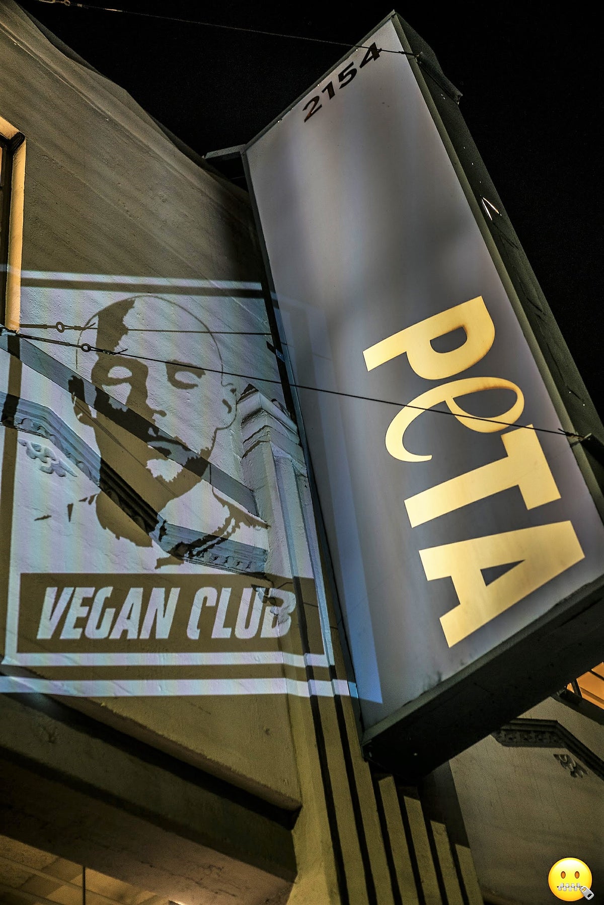 Street Art NewsPrint Poster Vegan Club featuring Moby art by LeFou