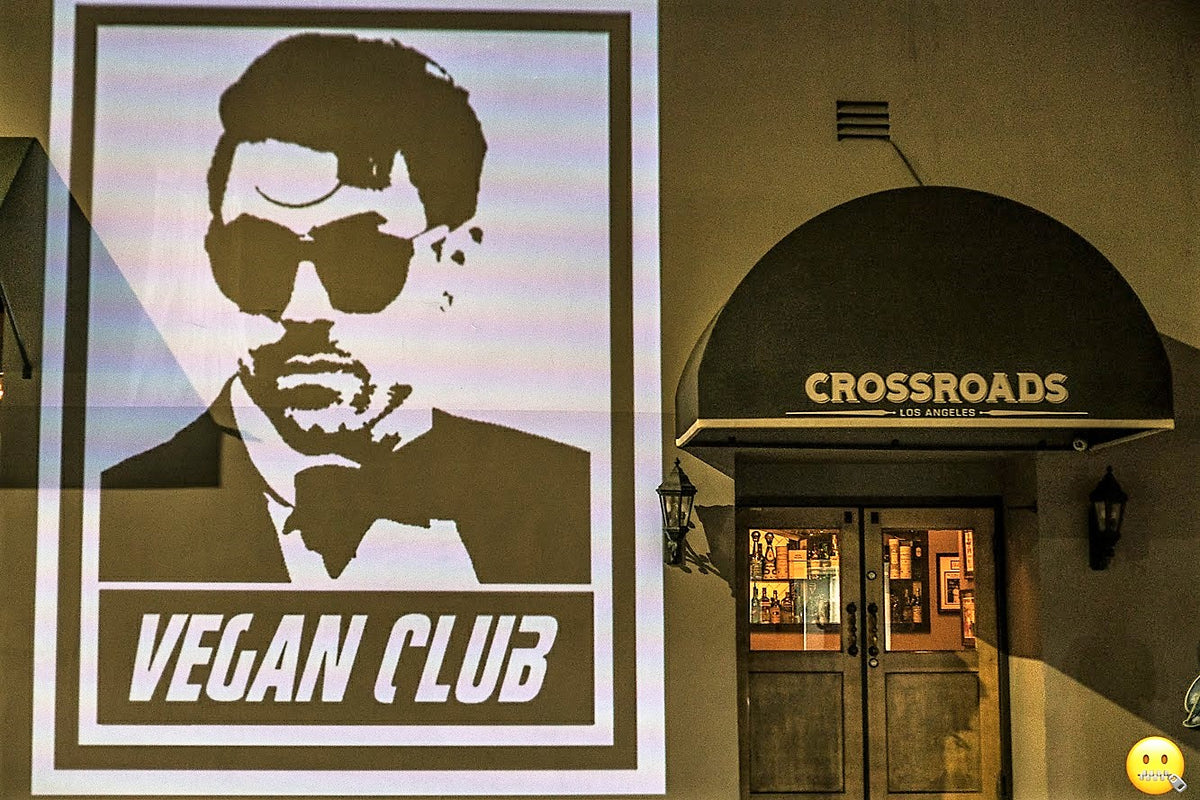Live Mural Projection Indoor & Outdoor featuring Anti-Trump in LA