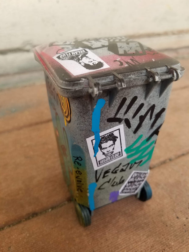 Trash Can tagged by Vegan Club, art by @_actions_not_words