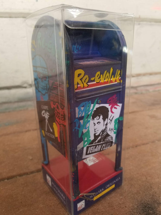 USPS Mailbox Collectible tagged by Vegan Club, art by @_actions_not_words (comes in a box)