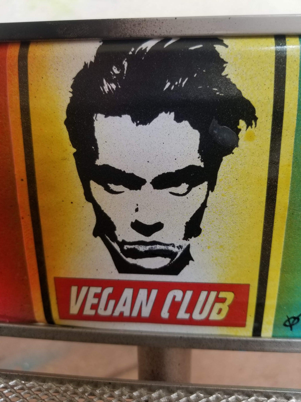 Billboard tagged by Vegan Club, art by @_actions_not_words