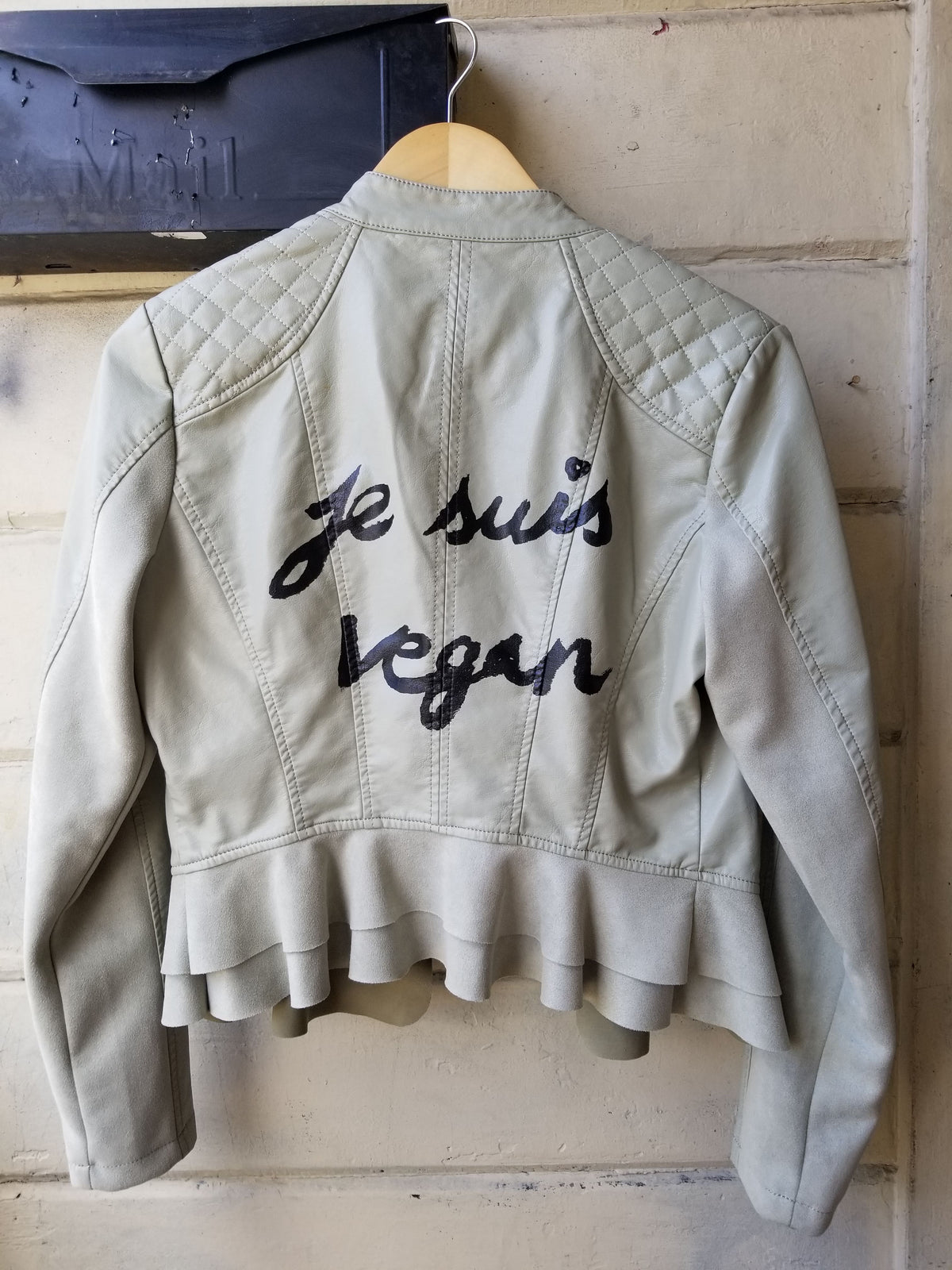 SOLD OUT - Je Suis Vegan Faux Leather Jacket