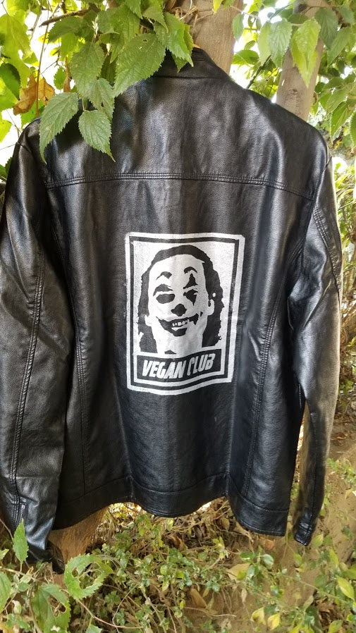 Men's Faux Leather Jacket Joker Vegan Club
