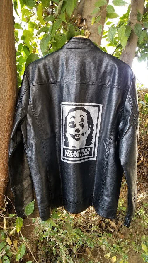 Men's Faux Leather Jacket Joker Vegan Club