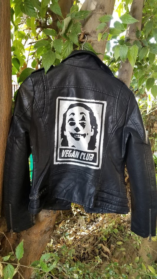 SOLD OUT - Joker Vegan Club Faux Leather Jacket (Women's)