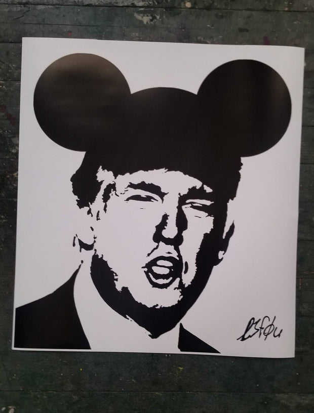 Ltd Edition "Mickey Mouse Operation" Trump