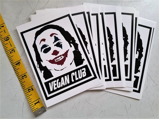 Vegan Club Postcards Joker - set of 5