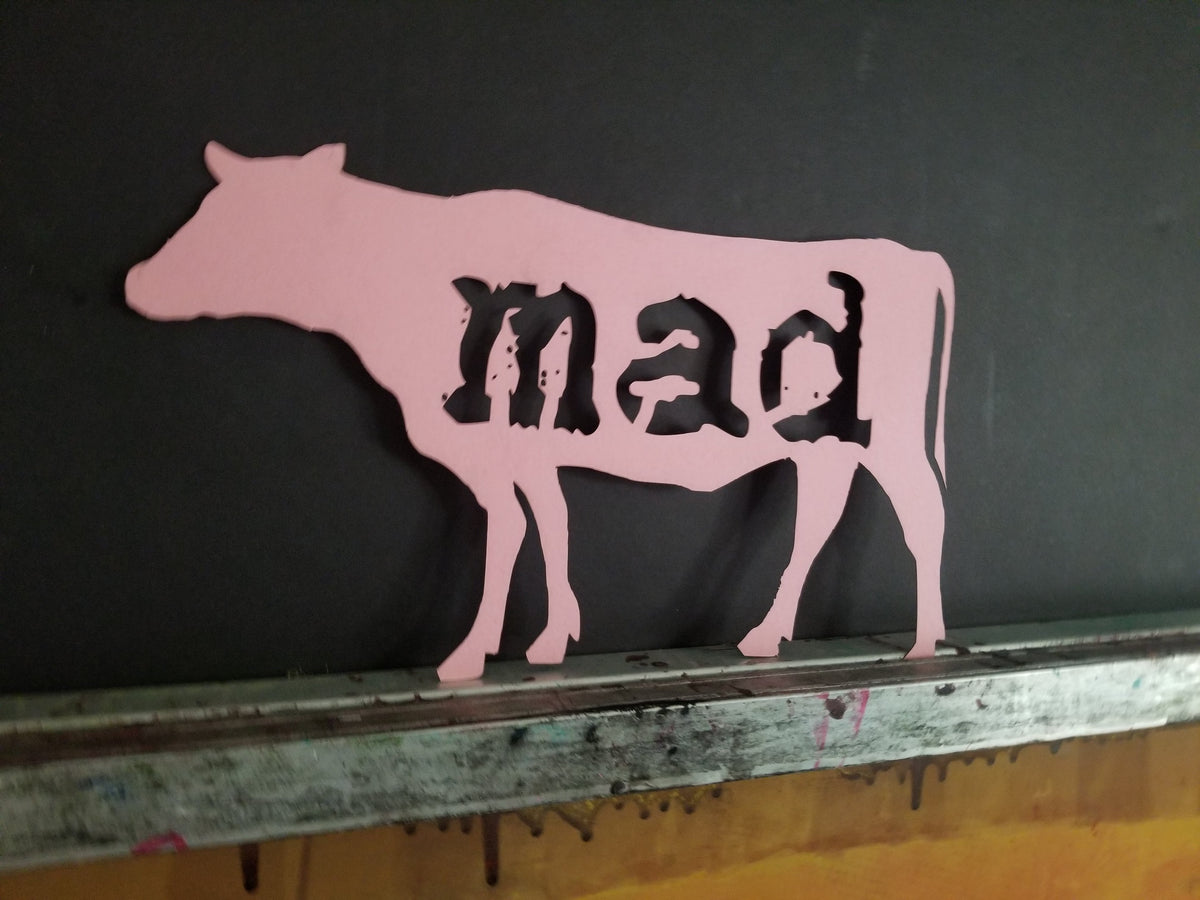Mad Cow Street Stencil