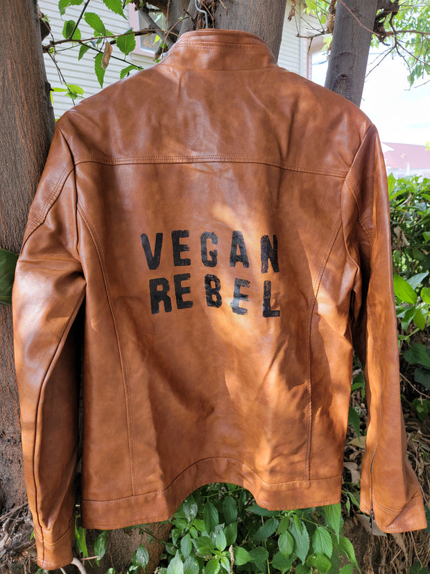 Men's Faux Leather Jacket Vegan Rebel