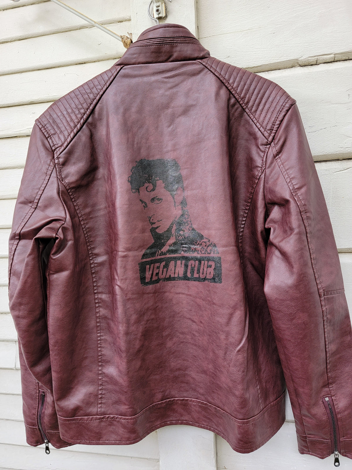 Men's Faux Leather Jacket Vegan Club Prince