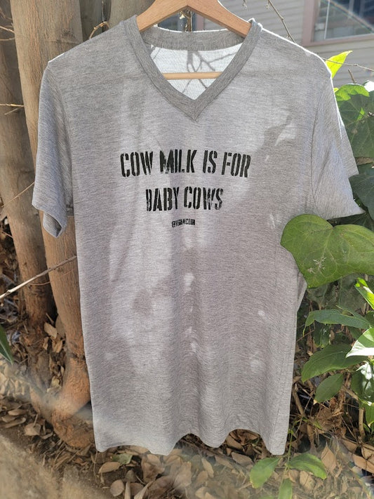 Cow Milk is for Baby cows T-shirt - New Design 2022 | Vegan Quotes Tee