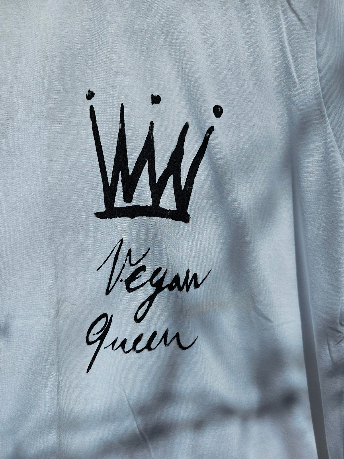 Vegan Queen with Crown T-shirt