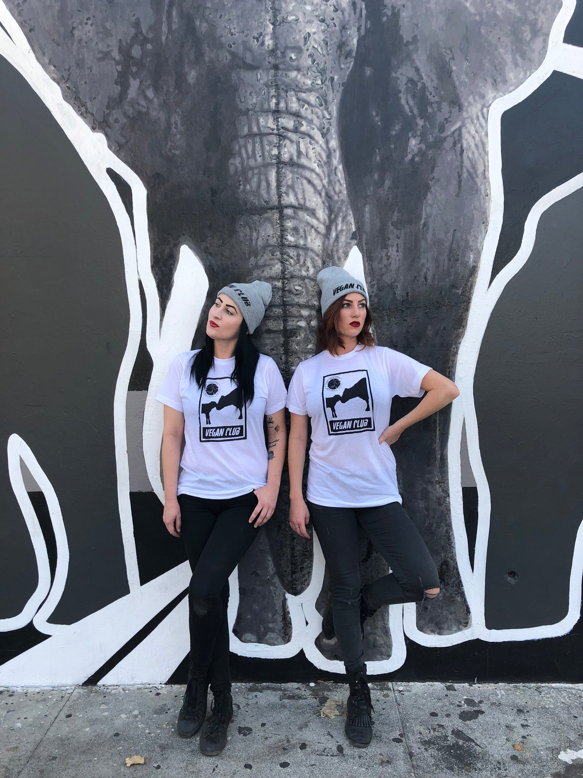 Vegan Club T-shirt feat. LA Animal Save