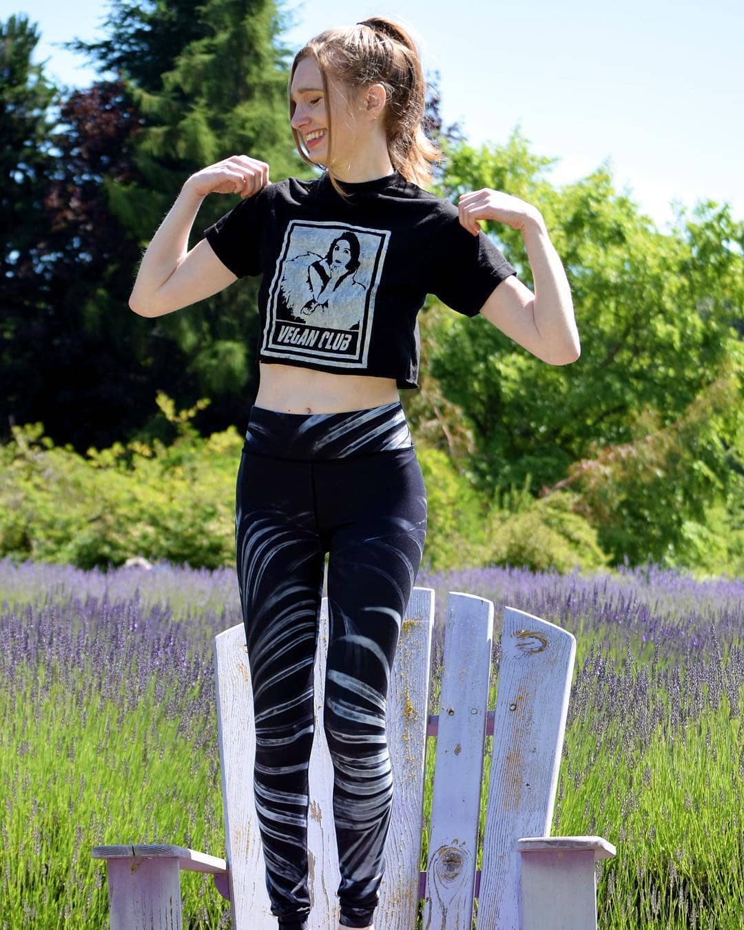 Vegan Club T-shirt featuring Ballerina Agnes Muljadi