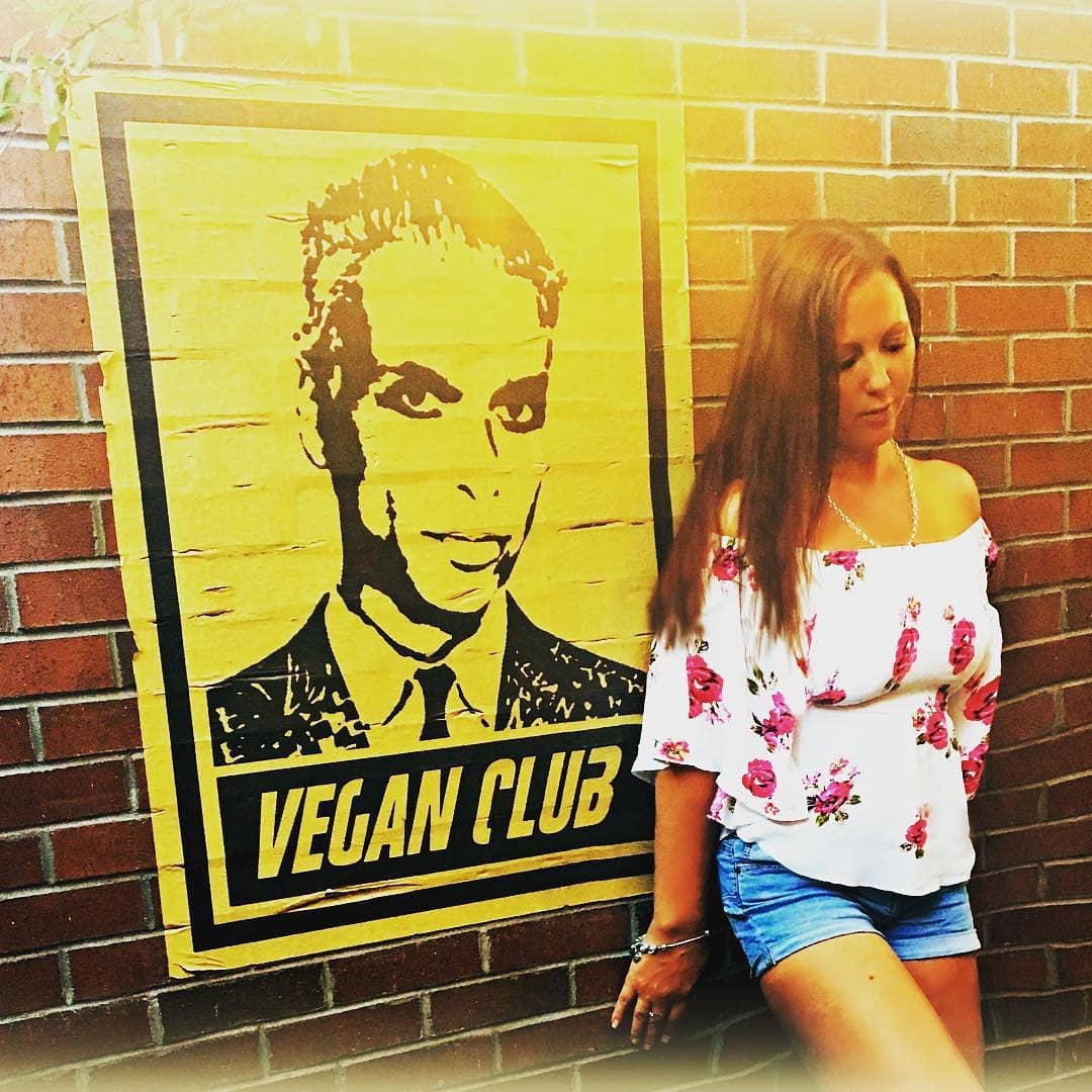 NewsPrint Poster Vegan Club Tony Kanal