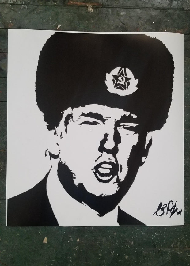 Ltd Edition "From Russia with Love" Trump signed Le Fou