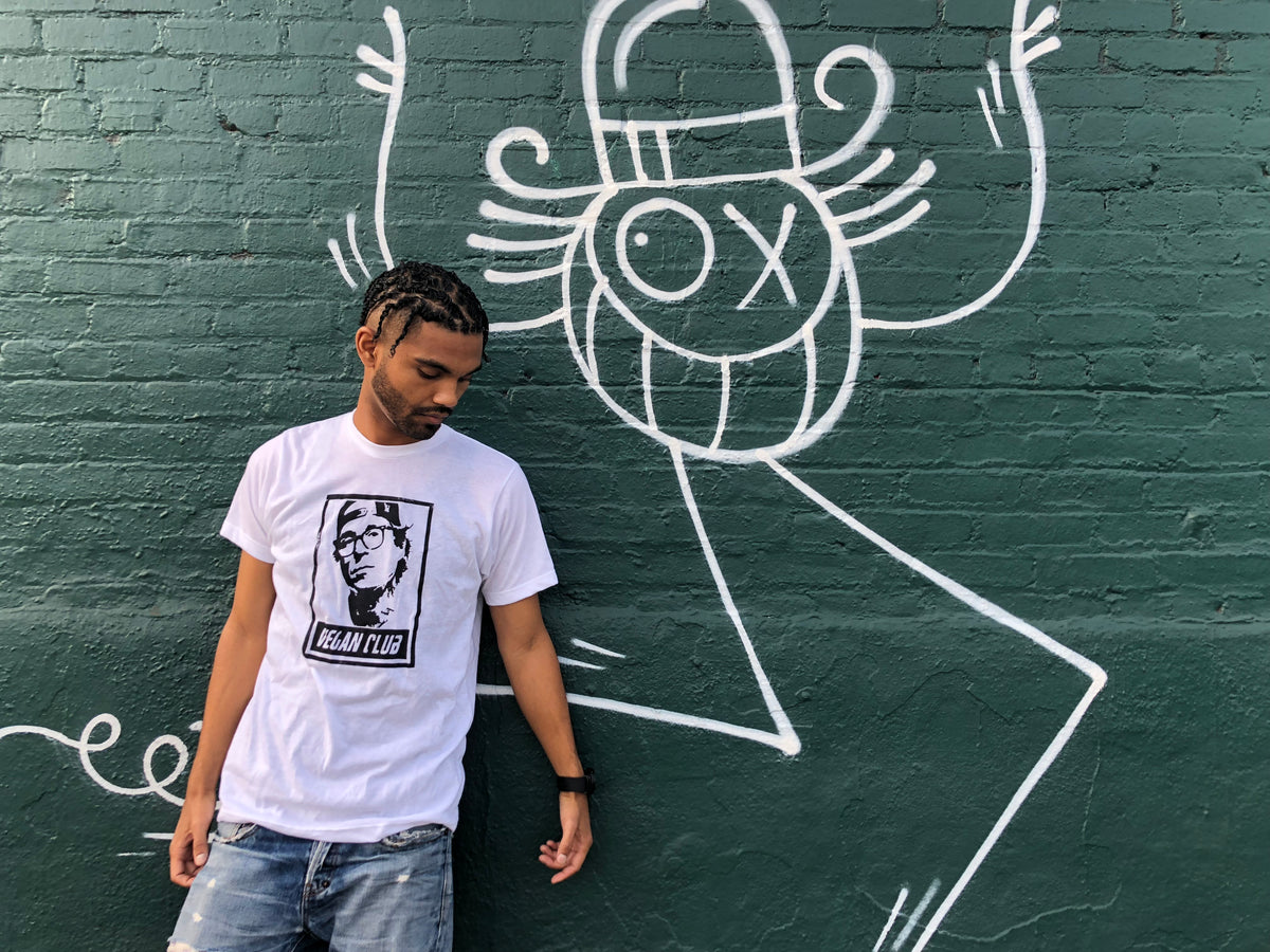 Vegan Club t-shirt featuring Toby Morse