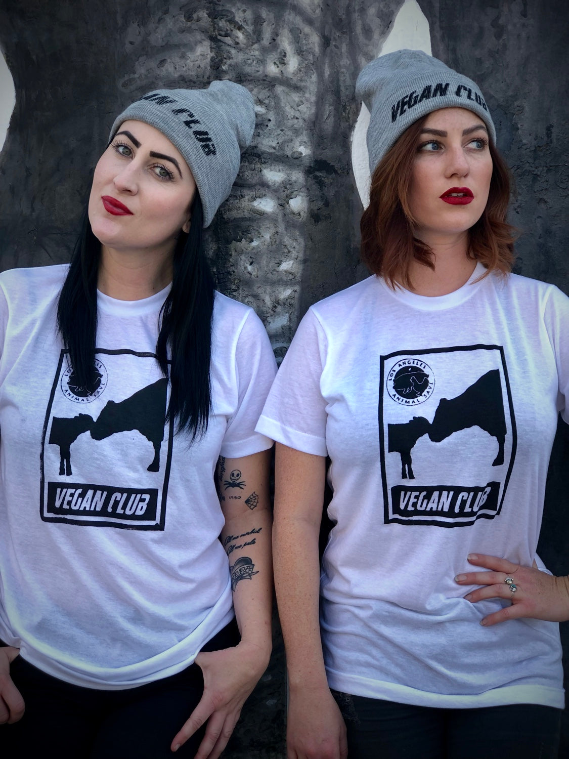 Vegan Club T-shirt feat. LA Animal Save