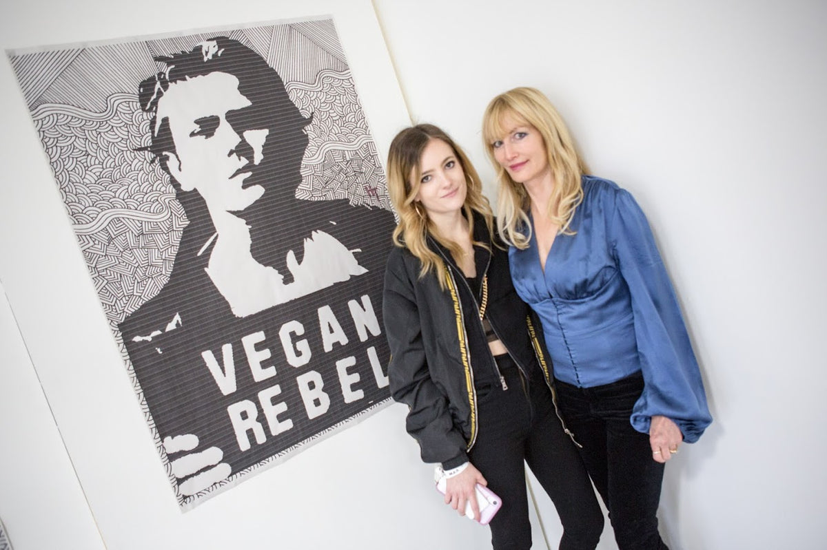 Limited Edition Street Art NewsPrint Poster Vegan Club collab with @humanetrafficking