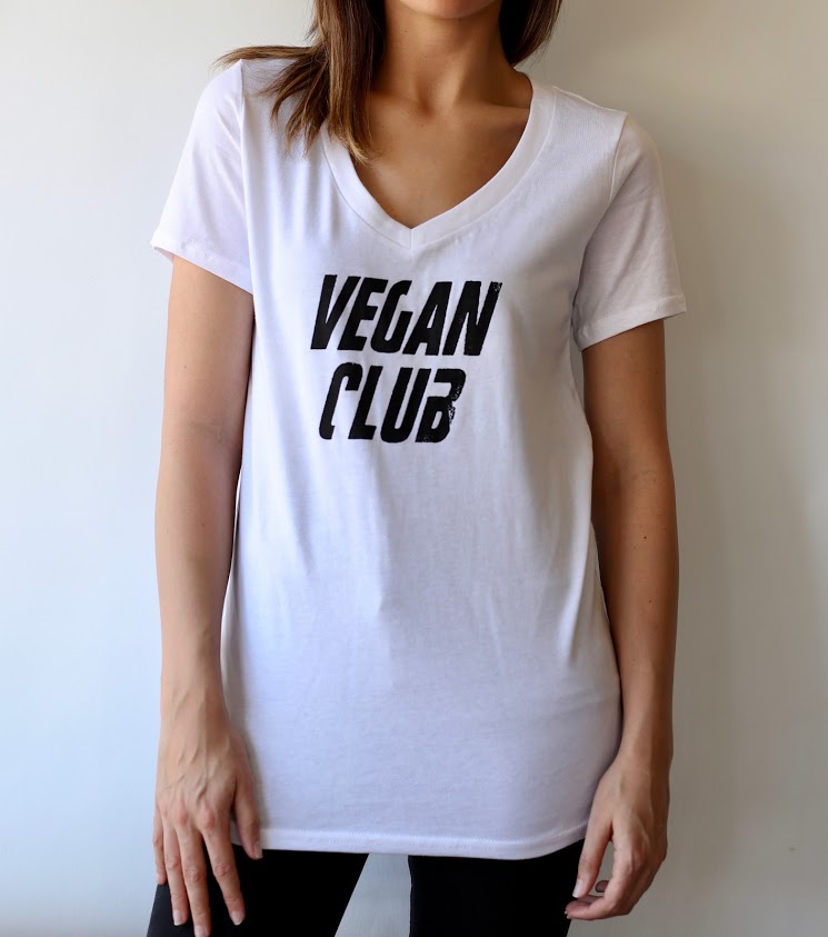 Vegan Club Women's V-Neck T-shirt