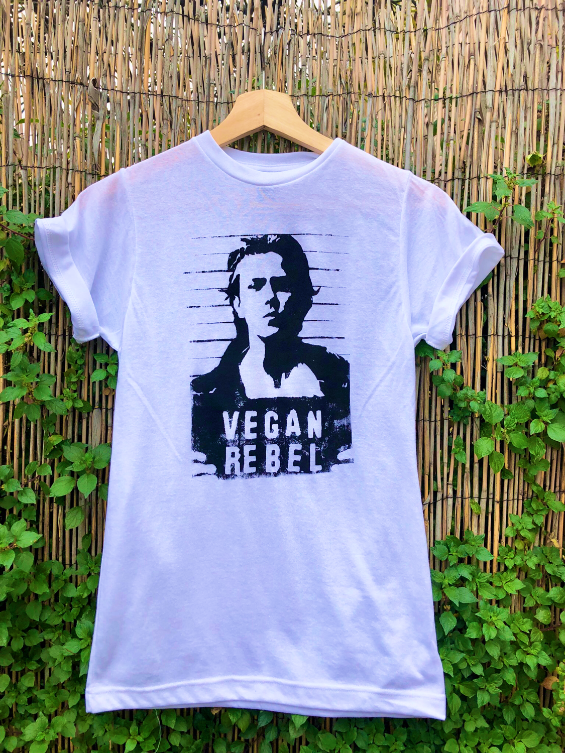 River Phoenix Vegan Rebel Mug Shot T-shirt