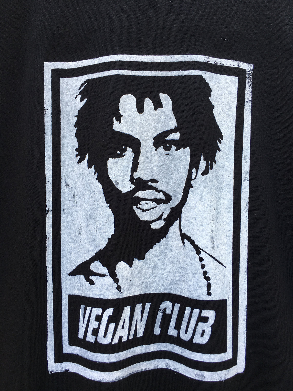 Organic Made in USA T-shirt "Vegan Club" featuring Raury