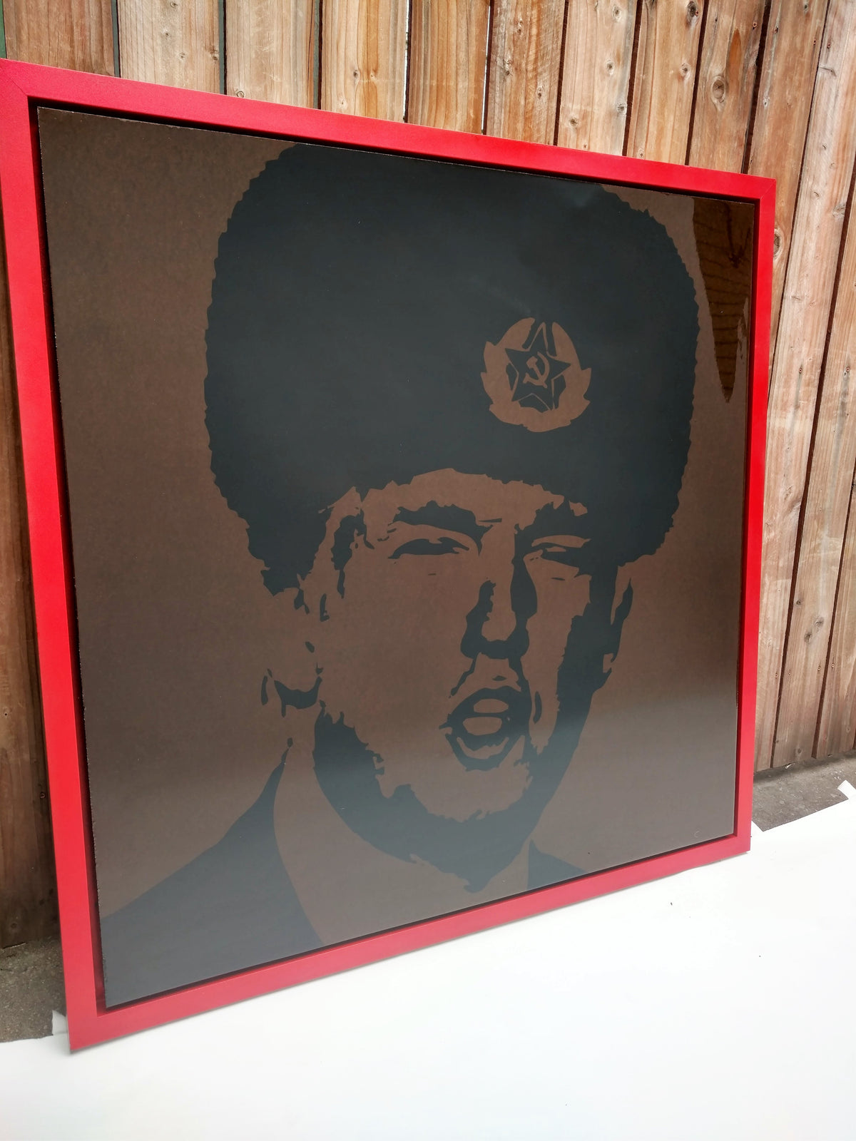 SOLD - Original Artwork From Russia With Love featuring Trump - Politically Incorrect