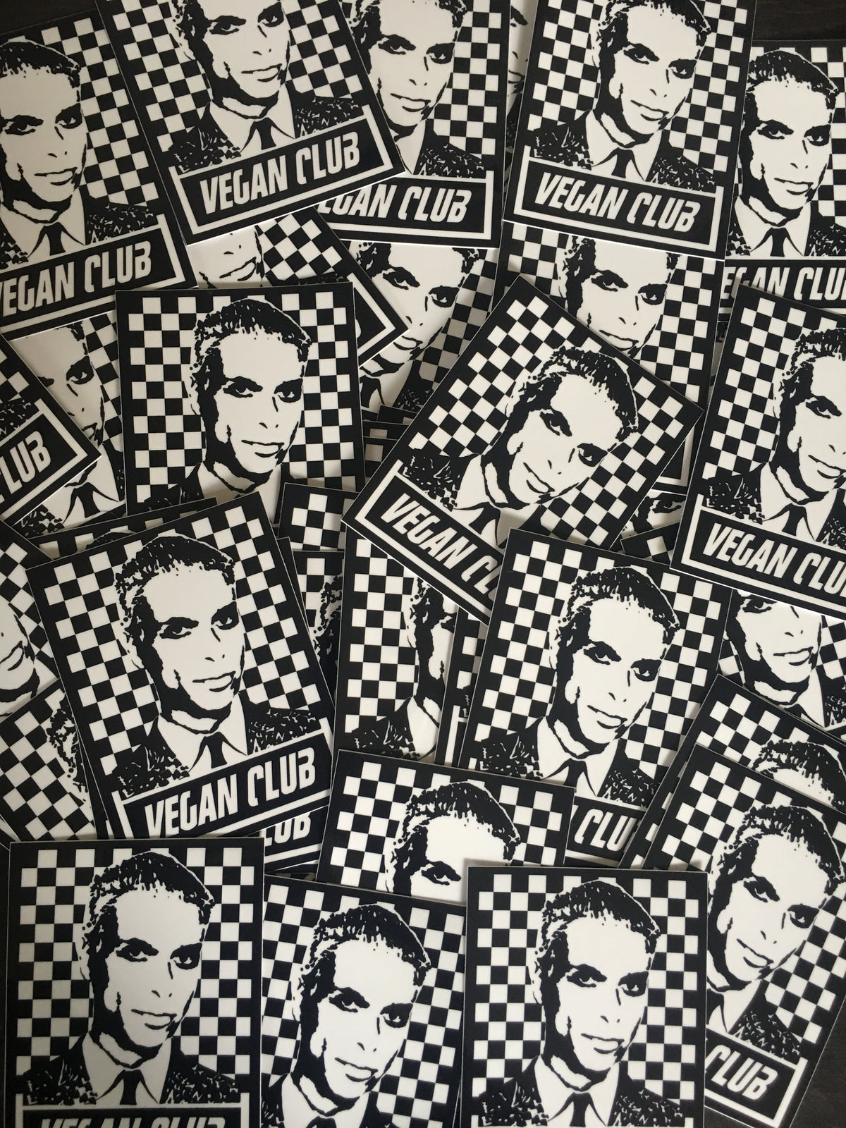 12 Vegan Club Tony Kanal Stickers - SOLD OUT