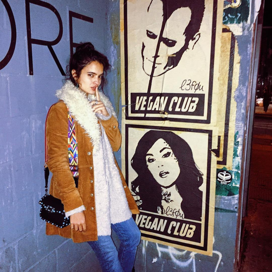 NewsPrint Poster Vegan Club feat. the Misfits Doyle Wolfgang