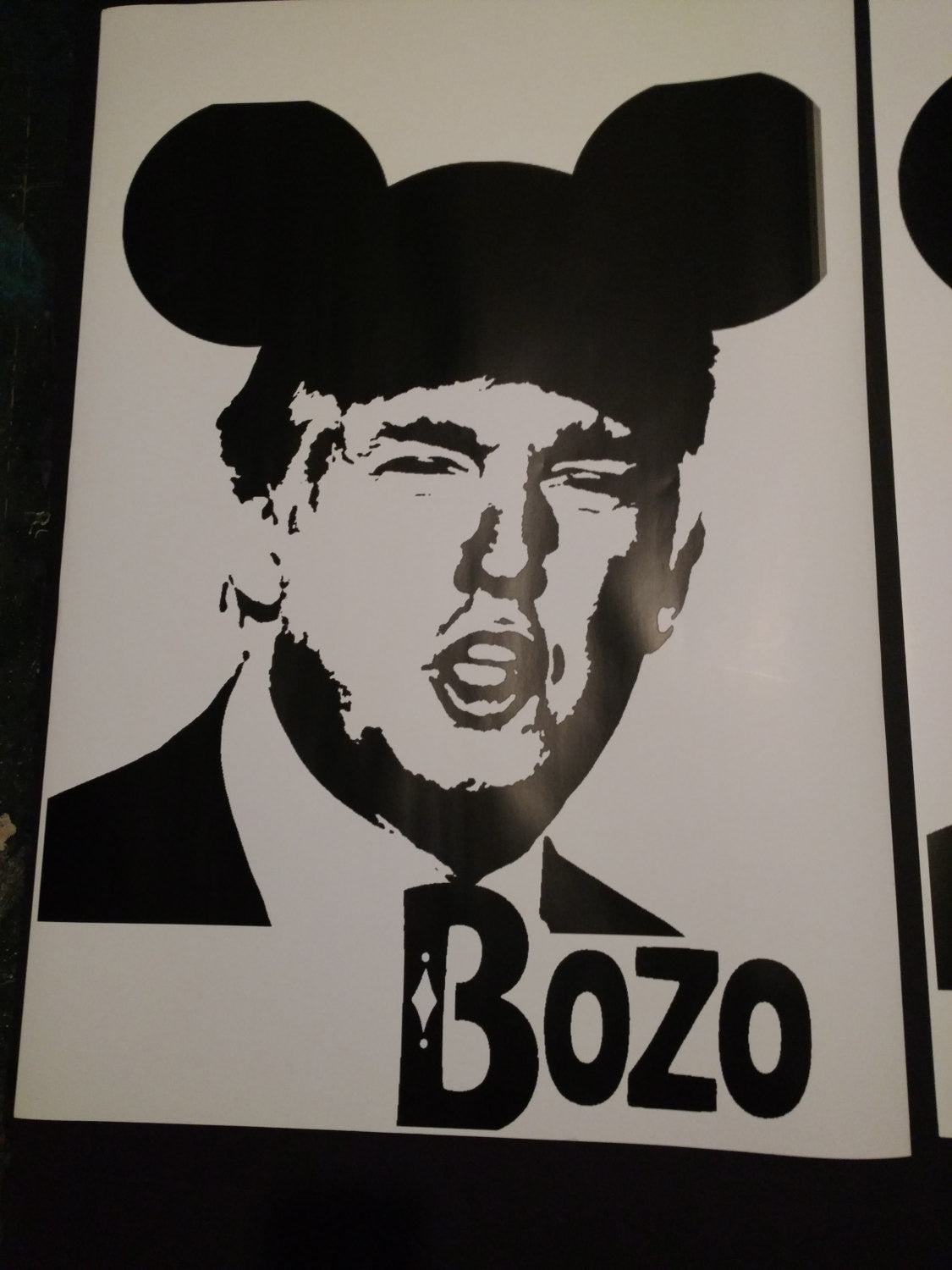 Limited Protest Sign 20x40 featuring Trump