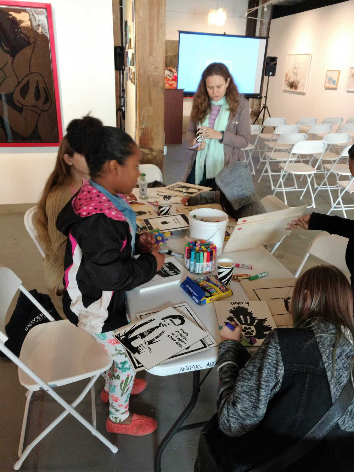 Vegan Club Kids Events Artwork Indoor or Outdoor - price varies, contact me for more info ;)