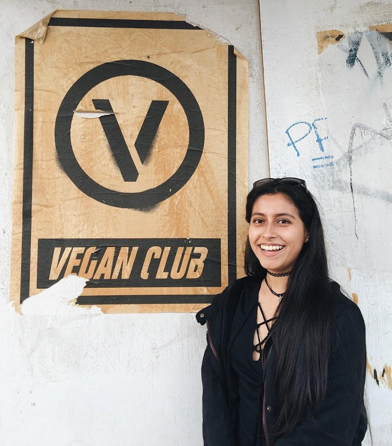 Street Art NewsPrint Poster Vegan Club with Circle V CircleV.com signed L3f0u - @vegan__ali @loutheposivegandude