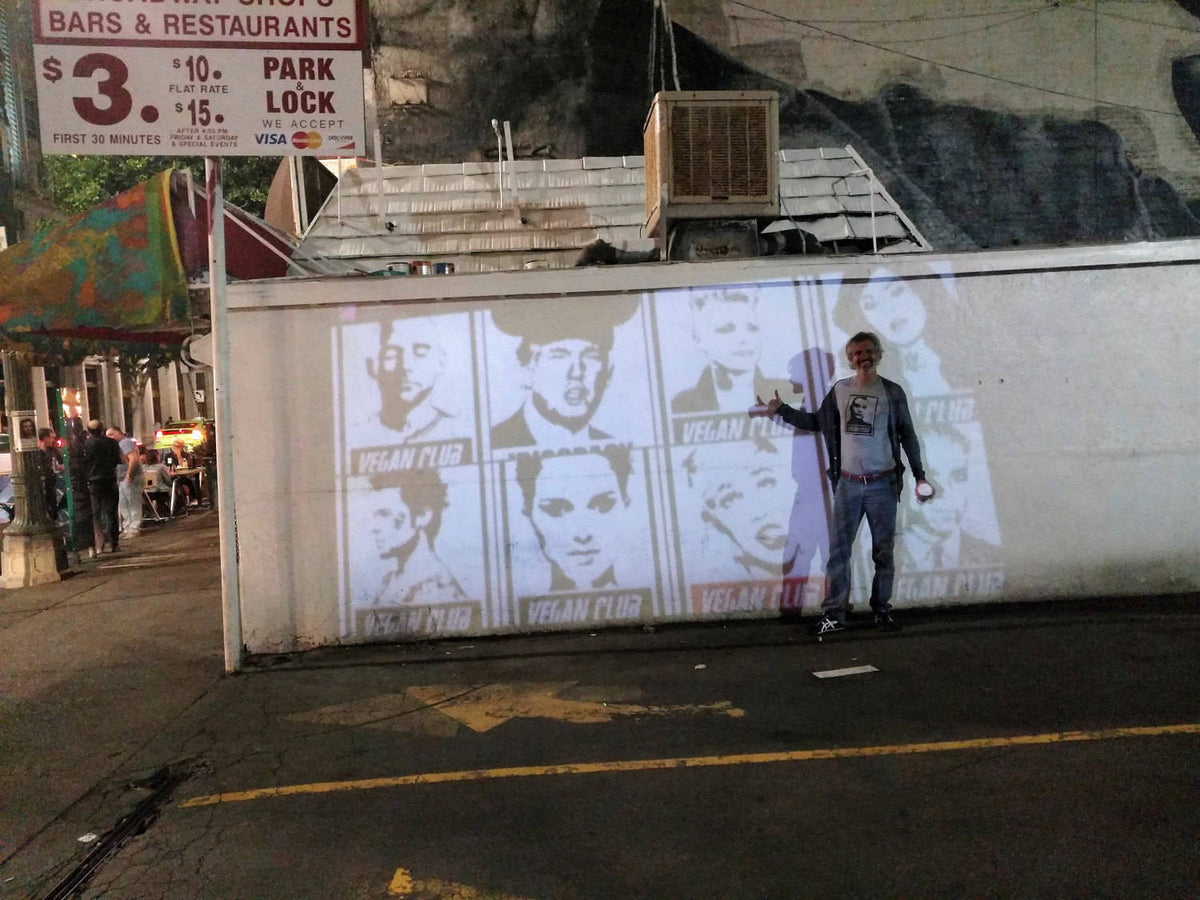 Live Street Art Projection