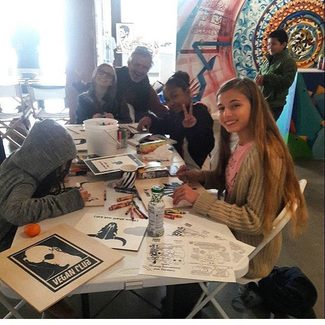 Vegan Club Kids Events Artwork Indoor or Outdoor - price varies, contact me for more info ;)