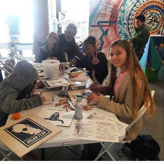 Vegan Club Kids Events Artwork Indoor or Outdoor - price varies, contact me for more info ;)