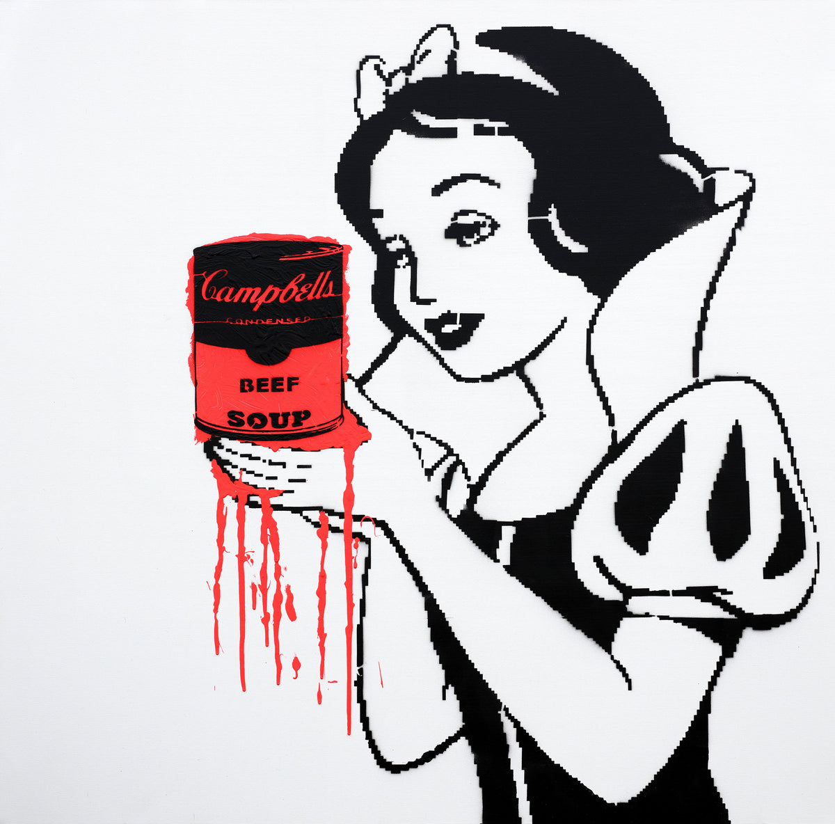 48x48 Original Artwork Snow White Holding the Bleeding Soup