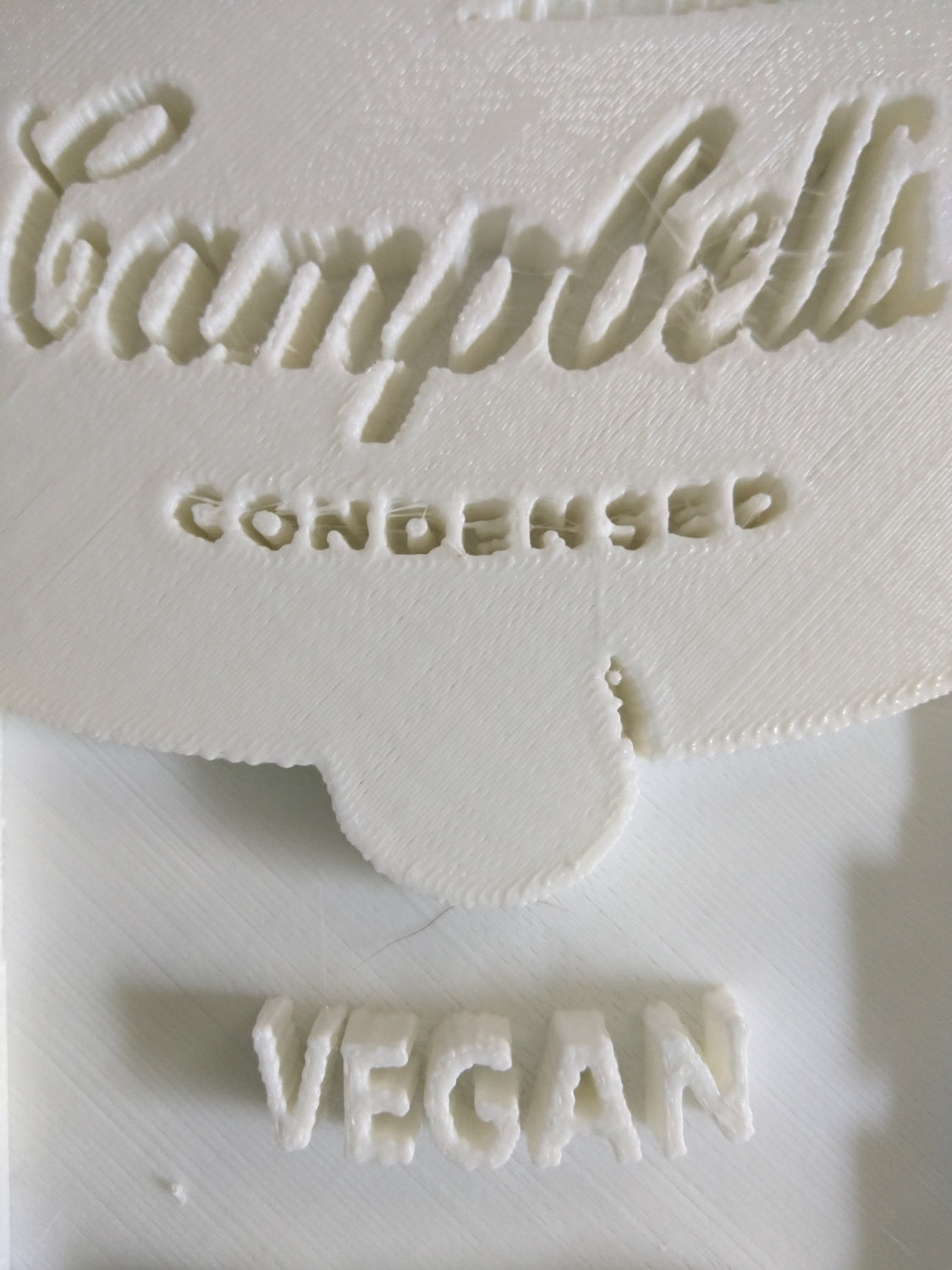 3D printed Campbell's Vegan Soup by L3f0u