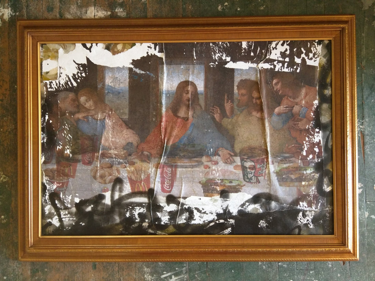 The Last Supper ft. Jesus, KFC, Mac Donalds, Burger King & Coke