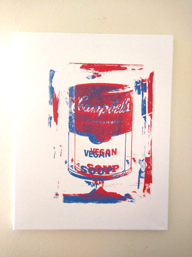 3D Campbell's Vegan Soup Canvas  20x16 by L3f0u