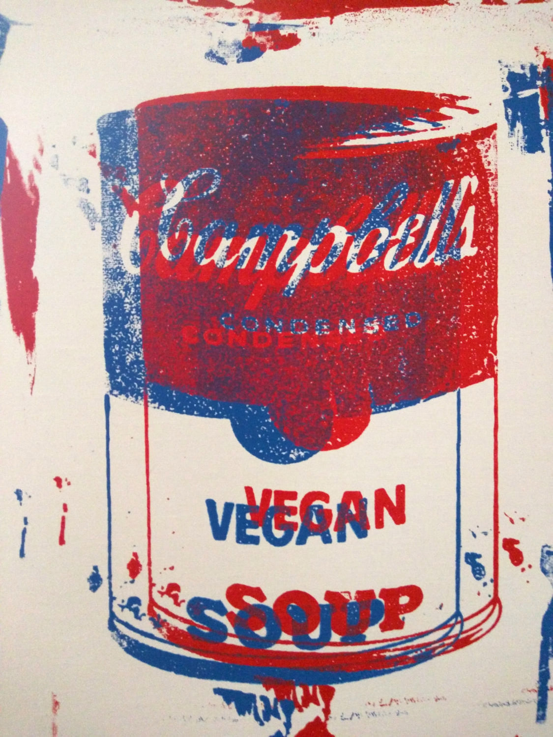 3D Campbell's Vegan Soup Canvas  20x16 by L3f0u