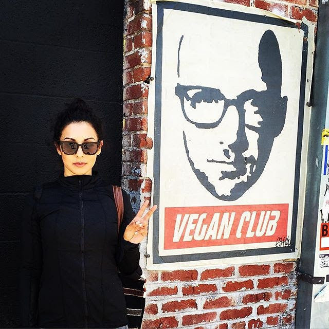 Street Art NewsPrint Poster Vegan Club Moby art by #void w L3f0u @moby @ineedsomemoore @endlesslyinflight @nicovvoovvooo