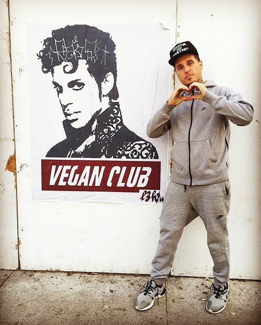 NewsPrint Poster Vegan Club Prince