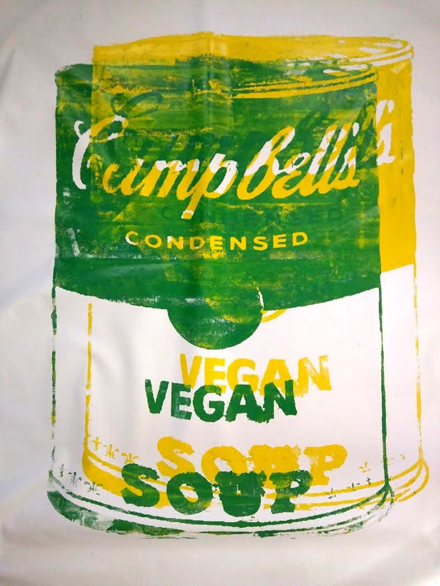 3D Campbell's Vegan Soup Canvas Yellow & Green 56x72 by L3f0u