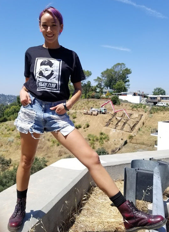Rooney Mara Vegan Club T-shirt collab with Elisa